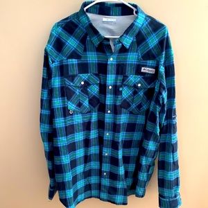 Men’s snap up PFG cotton flannel